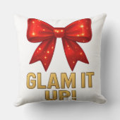 Glam It Up Sparkle Bow — Confidence Energy クッション (裏面)