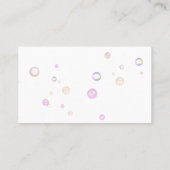 Glam Jewel Cartoon Maid House Cleaning Services 名刺 (裏面)