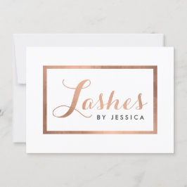Glam Lashesスクリプトバラ金ゴールドギフト証明書
