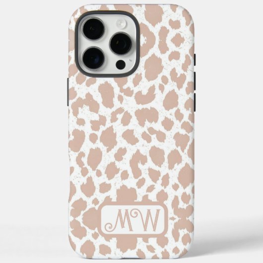Glam Leopard Cheetah iPhone Case-Mate iPhoneケース (裏面)