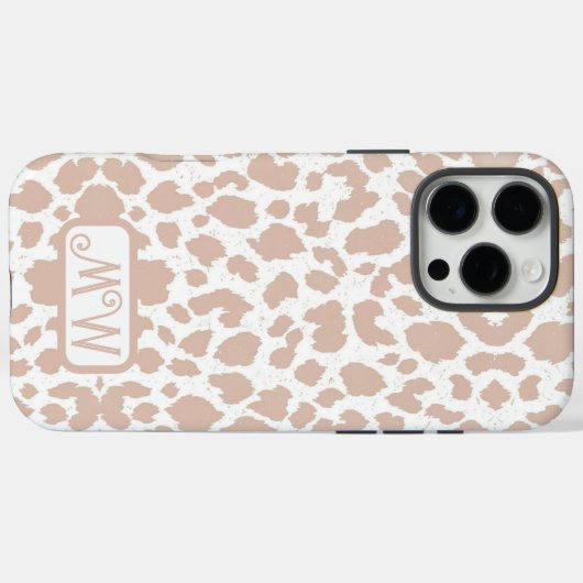 Glam Leopard Cheetah iPhone Case-Mate iPhoneケース (裏面 (横))