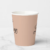 Glam Leopard Heart Love Design 紙コップ (左)