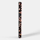 Glam Leopard Spotsバラ金ゴールドブラックメタリック名 Case-Mate iPhoneケース (裏面 / 右)