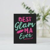 Glam-Maおばあちゃん母の日 ポストカード (スタンド正面)