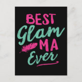 Glam-Maおばあちゃん母の日 ポストカード (正面)