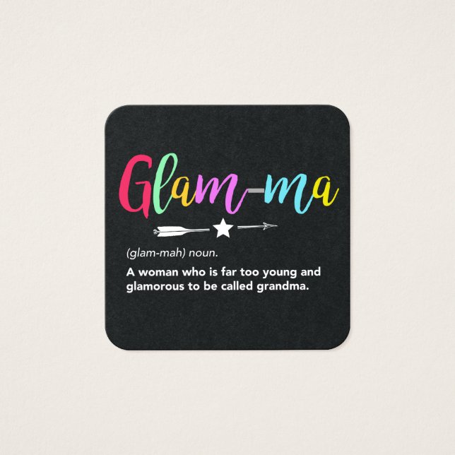 Glam-ma、Glamma定義おばあちゃん (正面)