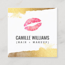 GLAM MINIMALISTラグジュアリー金ゴールドピンク水彩キス