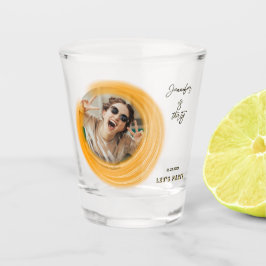 Glam Photo ガーリー Script 20 30 40th Birthday Party ショットグラス