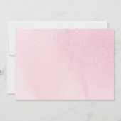 Glam Pink Cowgirl Boots Bridal Shower 招待状 (裏面)