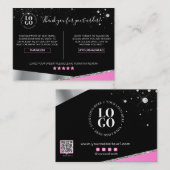 Glam Pink Diamondをご注文いただき、ありがとうございます 名刺 (正面/裏面)