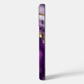 Glam Purple Agate Geode iPhone 16タフケース Case-Mate iPhoneケース (裏面 / 左)