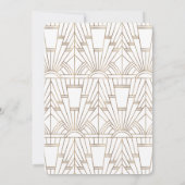 Glam Roaring 1920s Casino Gambling New Year Party 招待状 (裏面)