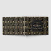 Glam Roaring 20s Great Gatsby Art Deco Wedding ゲストブック (全面)