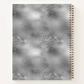 Glam Silver Monogram Recipe Book ノートブック (裏面)