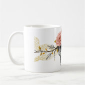 Glam Skull Mug | Elegant Gothic Halloween Cup コーヒーマグカップ (左)