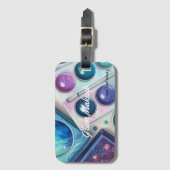 Glam Sparkle化粧パレット ラゲッジタグ (正面縦)