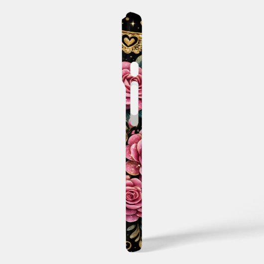 Glam Sugar Skull Phone Case – Dia de los Muertos Case-Mate iPhoneケース (裏面 / 左)