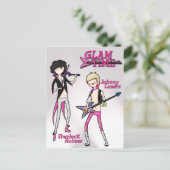 Glam Timeのはがき ポストカード (スタンド正面)