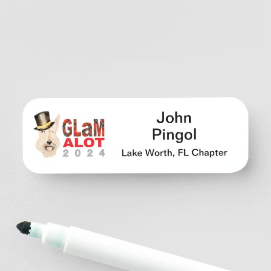 GLaMalot 2024名前バッジ 名札 (インサイチュ)