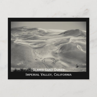 Glamisの砂丘の砂漠のImperial Valleyの写真 ポストカード