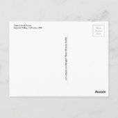 Glamisの砂丘の砂漠のImperial Valleyの写真 ポストカード (裏面)