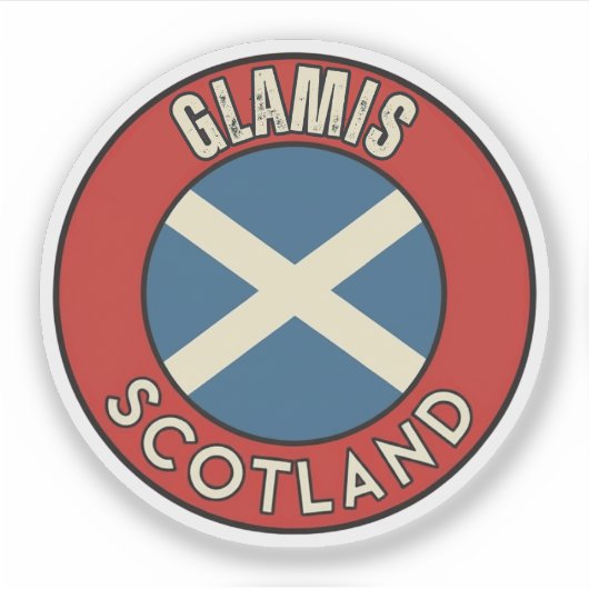 Glamis, Scotland シール (正面)