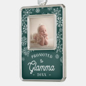 glammaに昇格 |ベビー写真おばあちゃん シルバープレートフレームオーナメント (左)