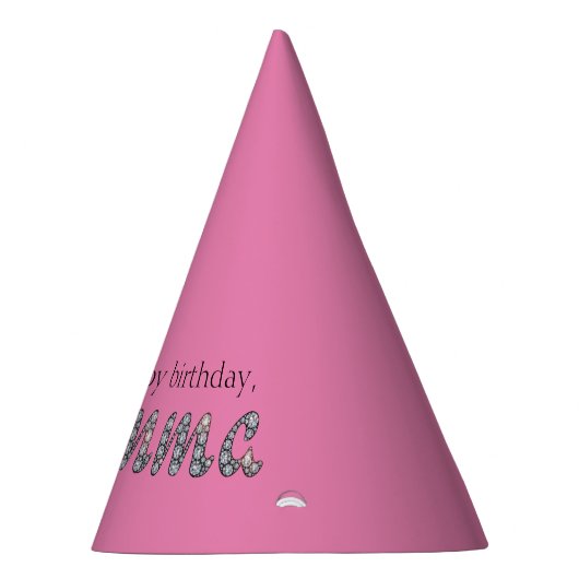 Glammaのきらきら光るでカスタムな背景色 パーティーハット (右)