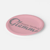 Glammaのきらきら光るな紙皿 ペーパープレート (アングル)