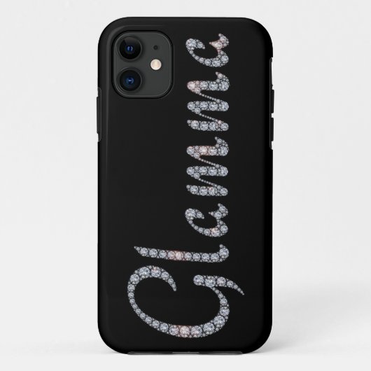 Glammaのきらきら光るな電話箱 Case-Mate iPhoneケース (裏面)