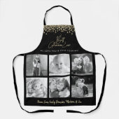 Glamma最高の Ever Kitchen Chef金ゴールド6 Photo Collage エプロン (正面)