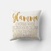 Glamma -すばらしい祖母 クッション (裏面)