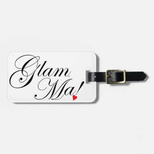 GlamMa ラゲッジタグ (正面横)