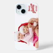 Glamma 最高の Ever横向き写真赤/白 Case-Mate iPhoneケース (裏面)