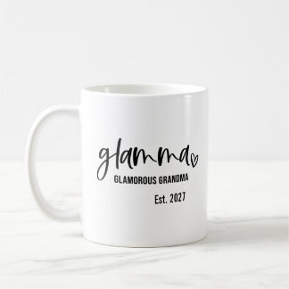 Glamma 誕生 2027 ベビーお知らせ コーヒーマグカップ