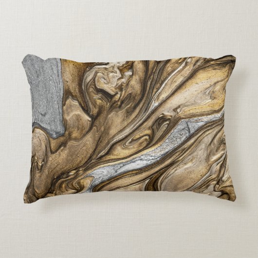 glamor 002液体茶色アクセント枕 アクセントクッション (正面)