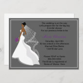 Glamor Girl Bridal Shawer Invitation 1(c3a) 招待状 (正面/裏面)