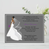 Glamor Girl Bridal Shawer Invitation 1(c3a) 招待状 (スタンド正面)