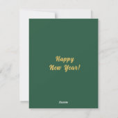 Glamor in Framesパーティの招待状 シーズンカード (裏面)