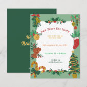 Glamor in Framesパーティの招待状 シーズンカード (正面/裏面)