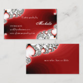 Glamor Sparkle Redジュエリー/ジュエリーデザイナー 名刺 (正面/裏面)