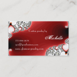 Glamor Sparkle Redジュエリー/ジュエリーデザイナー 名刺