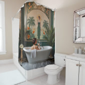 Glamorous 1920s vibes シャワーカーテン (インサイチュ)