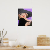 GLAMOROUS 40'S ERA LADY，ポスター ポスター (キッチン)