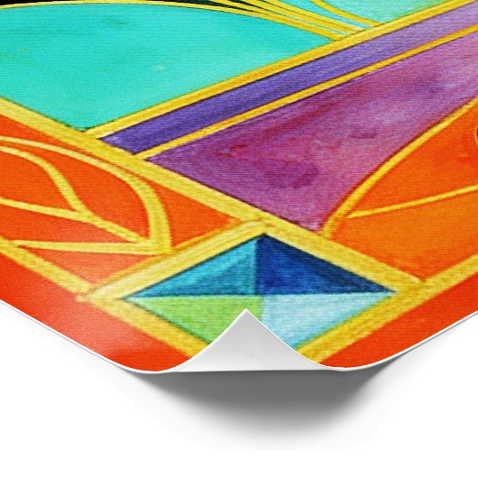 Glamorous Art Deco Siren (2) Poster ポスター (コーナー)