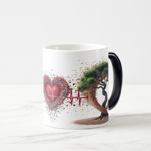 Glamorous Crystal Explosion Surprise Color モーフィングマグカップ (正面右)