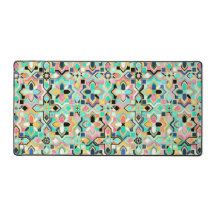 Glamorous Gilded Moroccan Tile Pattern