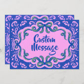 Glamorous Greetings ノートカード (正面/裏面)