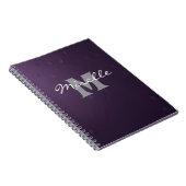 Glamorous Monogram Notebook  ノートブック (右側)