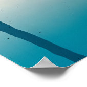 Glamorous Poolside Scene – Vintage-Inspired Travel ポスター (角)